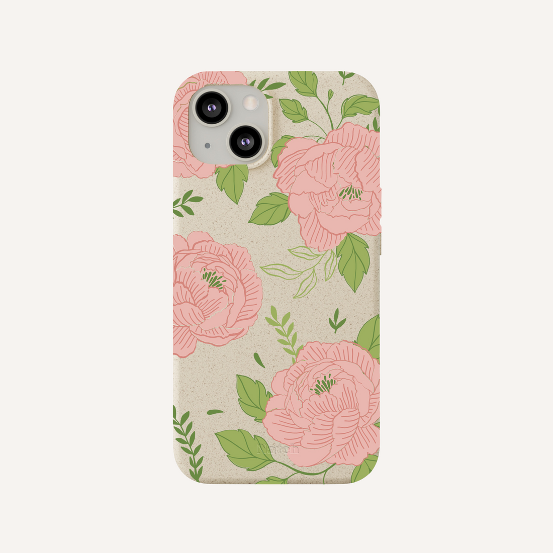 Eco Friendly Biodegradable Vegan Phone Case for iPhone 15 Pink